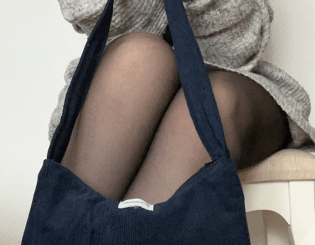 Sac baguette - velours