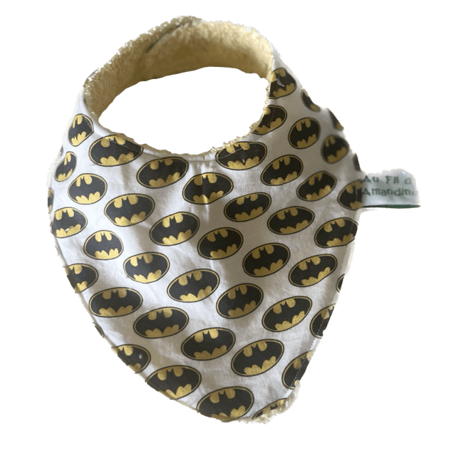 Bavoir bandana - éponge jaune